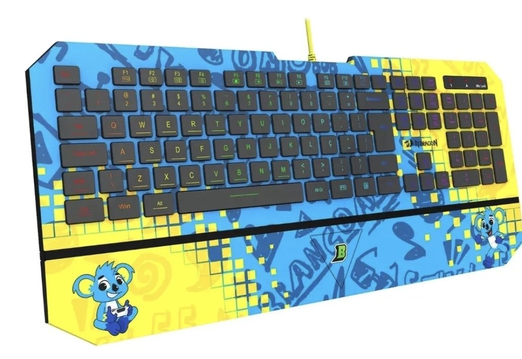 Teclado Gamer Redragon Brancoala RGB Membrana