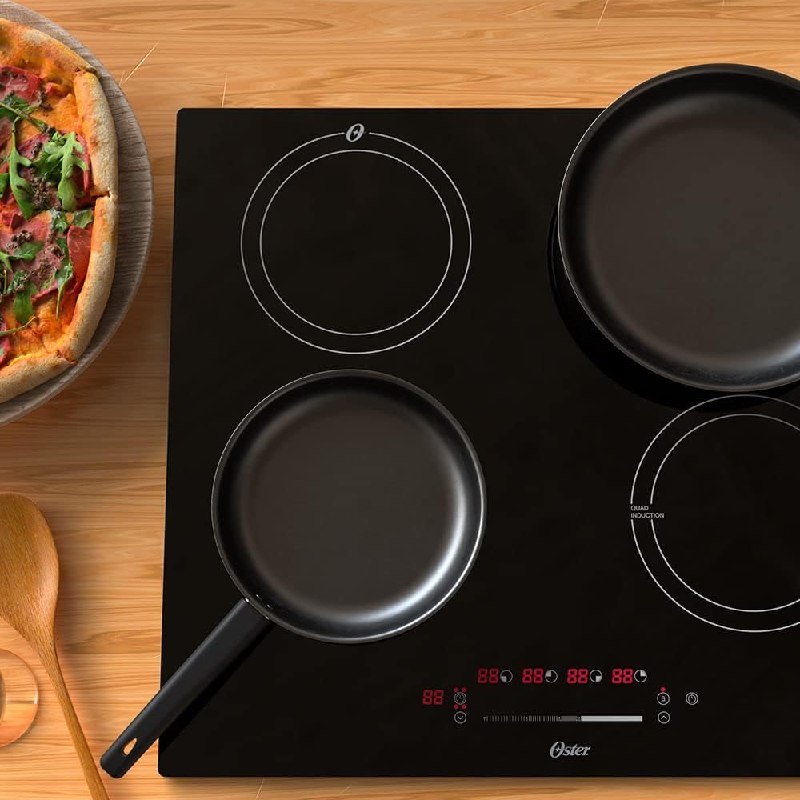 Cooktop por Inducao Oster, Touch Screen, 4 Bocas, OTOP402