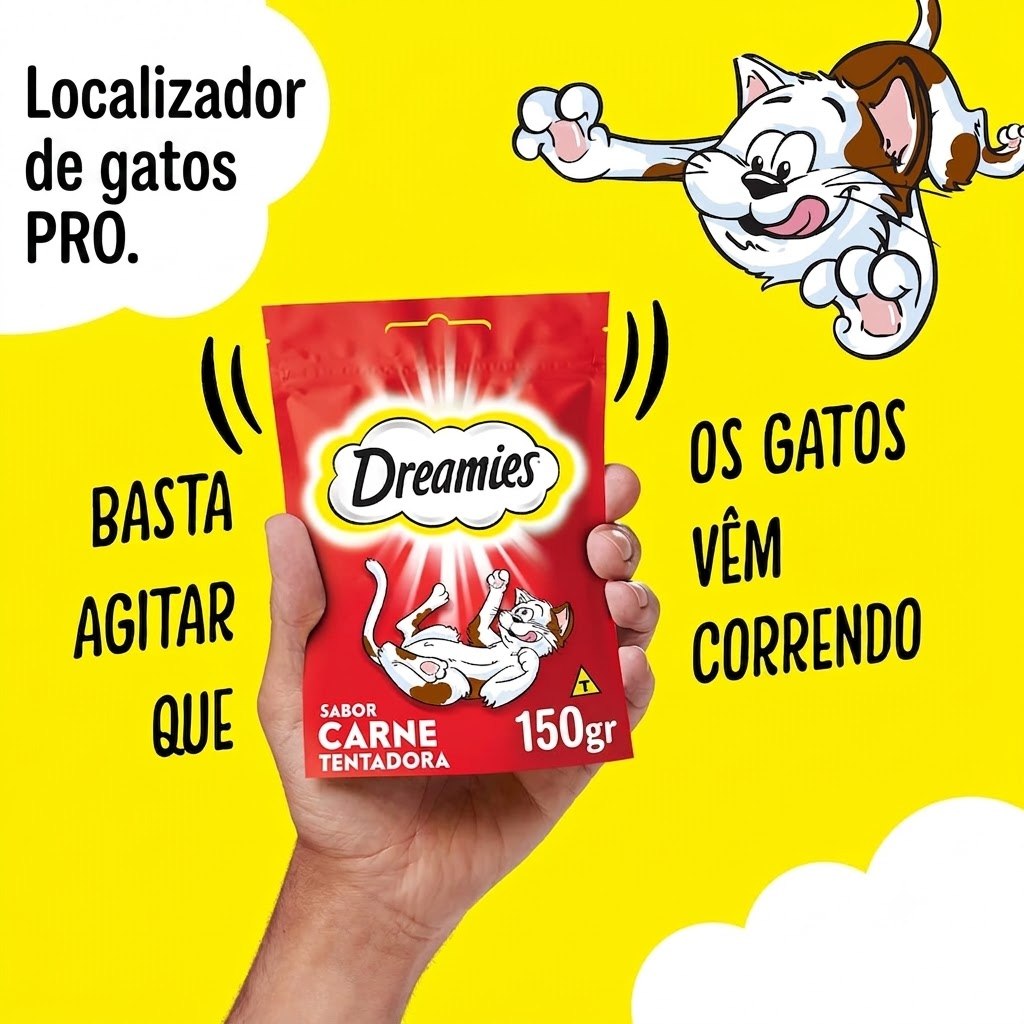 Dreamies Petisco Carne Tentadora Gatos Adultos 150G