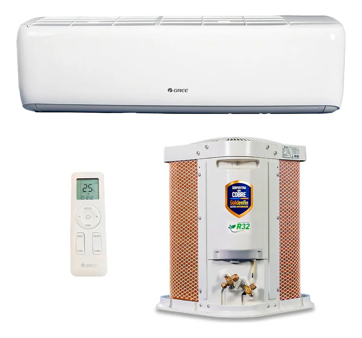 Ar Condicionado Split Gree 9000 BTU Inverter Wi Fi Frio R32