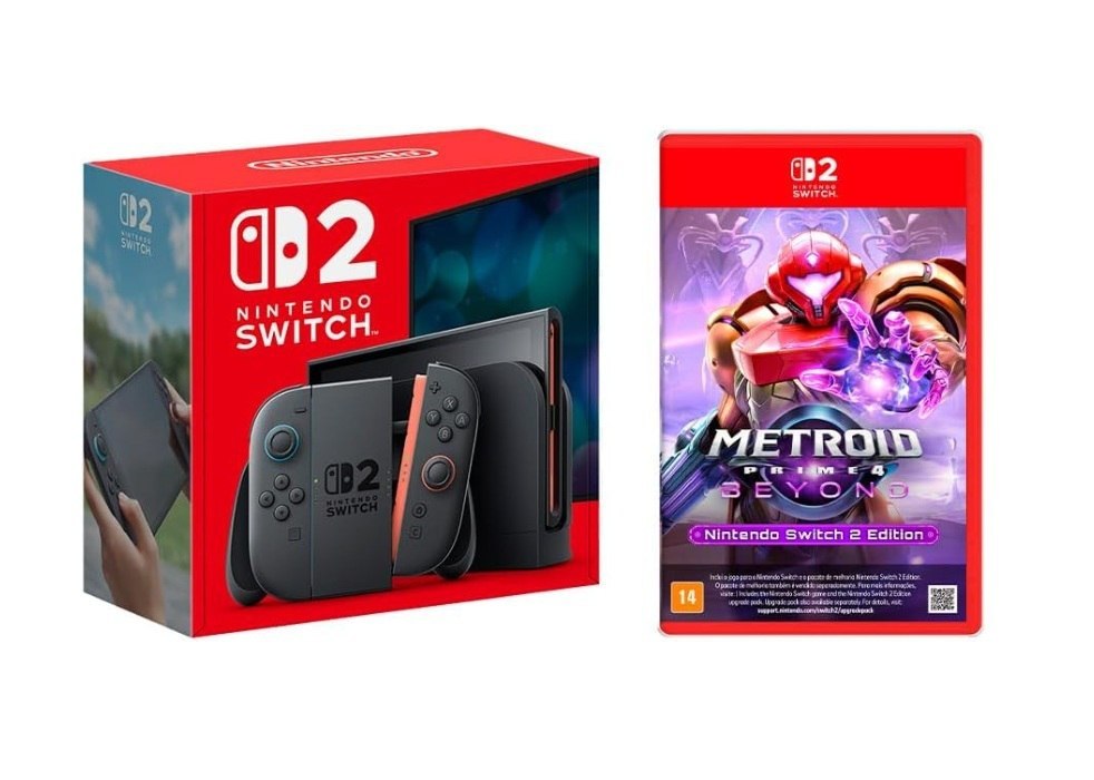 Console Nintendo Switch 2 + Jogo Metroid Prime 4: Beyond