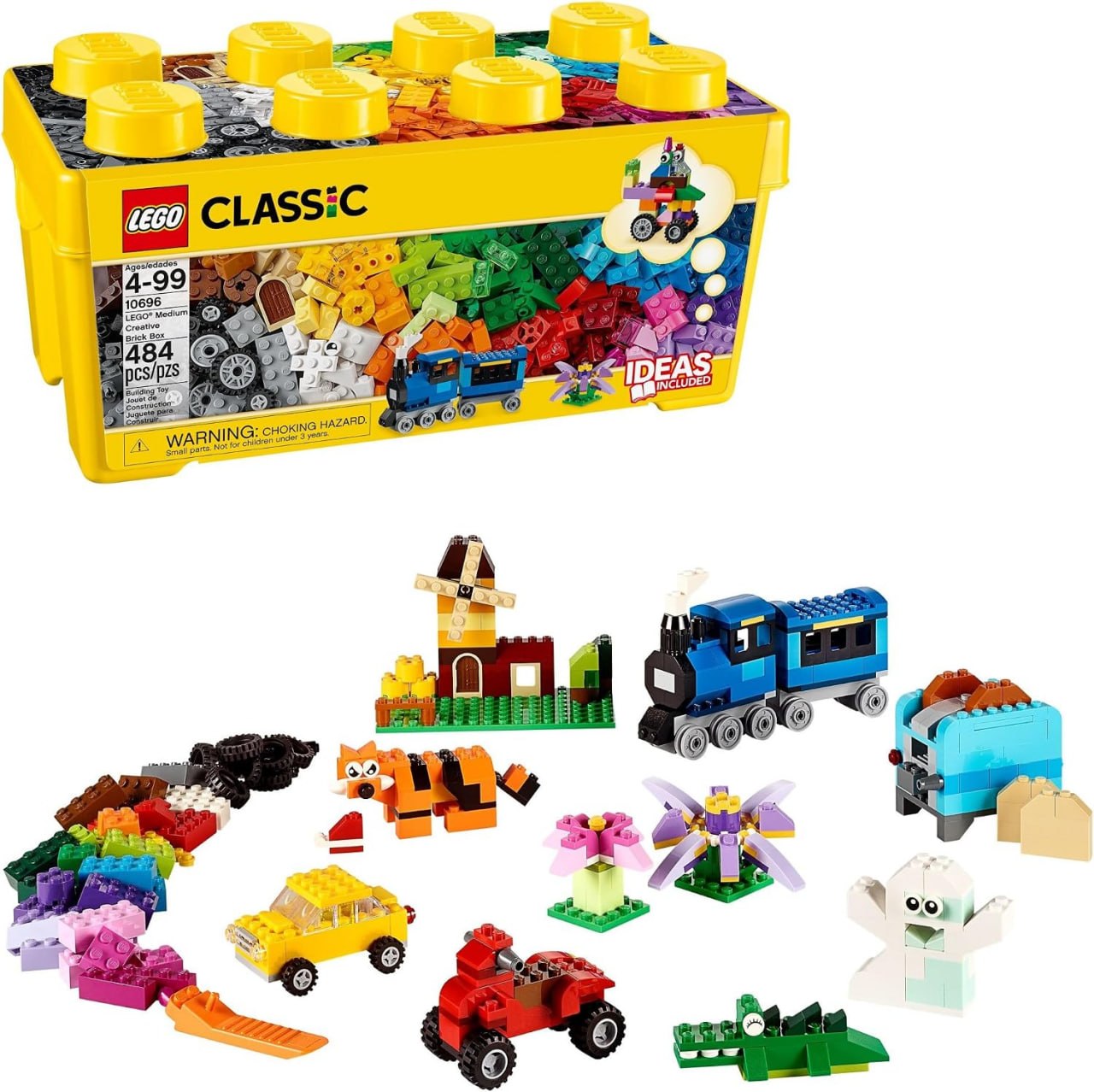 LEGO Classic - Caixa Média de Peças Criativas 484 peças.