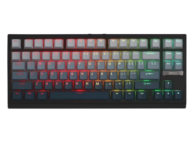 Teclado Epomaker G84 He magnético sem fio com design compacto e switches magnéticos