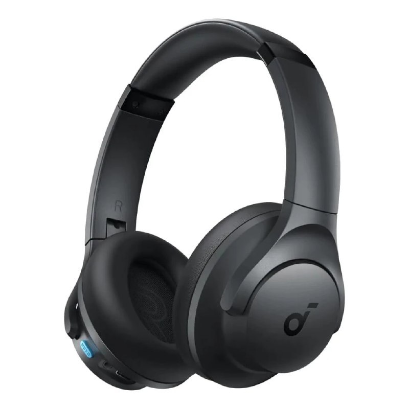 Fone de ouvido Bluetooth Anker Soundcore Q11i na cor preta, com design ergonômico e almofadas acolchoadas