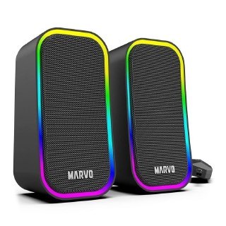 Caixa de Som Marvo SG 285 RGB 3W RMS