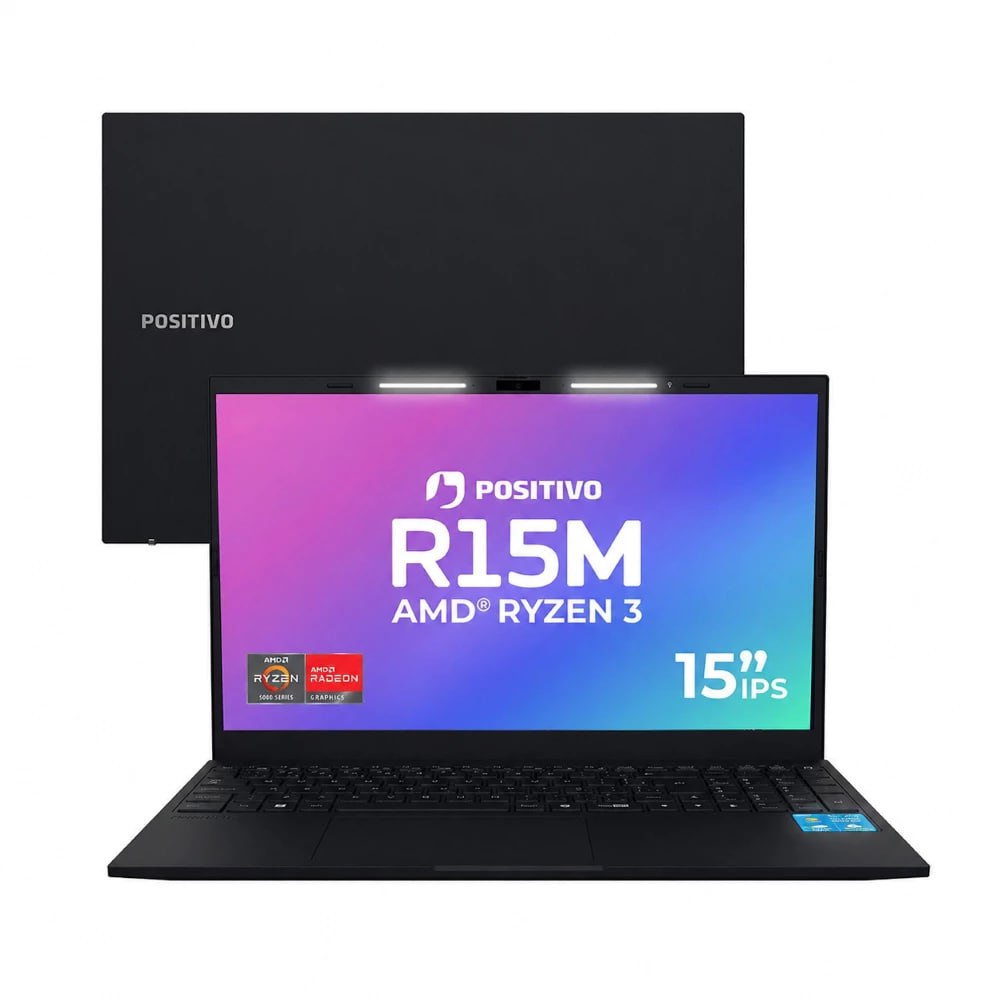 Notebook Positivo Vision R15M AMD Ryzen 3 15” IPS