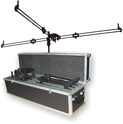 Suporte articulado para TV com braços móveis, compatível com modelos de até 65 polegadas, estrutura em aço e design moderno