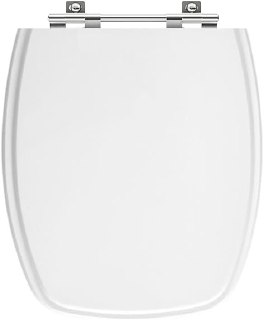 Tampa de vaso em MDF branco da marca Sicmol, modelo Amarilis Fiori, com design elegante e acabamento fosco