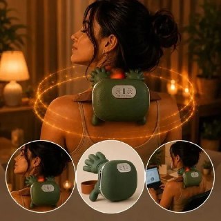 Massageador Mãozinha 3D Creator Brasil Elétrico e Sem Fio com função de aquecimento em uso