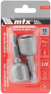 Soquete magnetico 11 mm para parafusadeira MTX