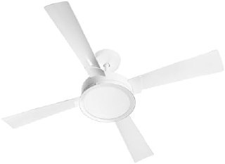 Ventilador de teto Venti-Delta Magnífico na cor branca, com lâmpada integrada e controle remoto