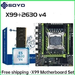 Kit X99 Soyo D4 com Xeon E5 2630 V4 (sem RAM)