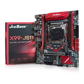 Placa mae Jieshuo X99 JS11 com VRM de 8 Fases e TPM 2.0