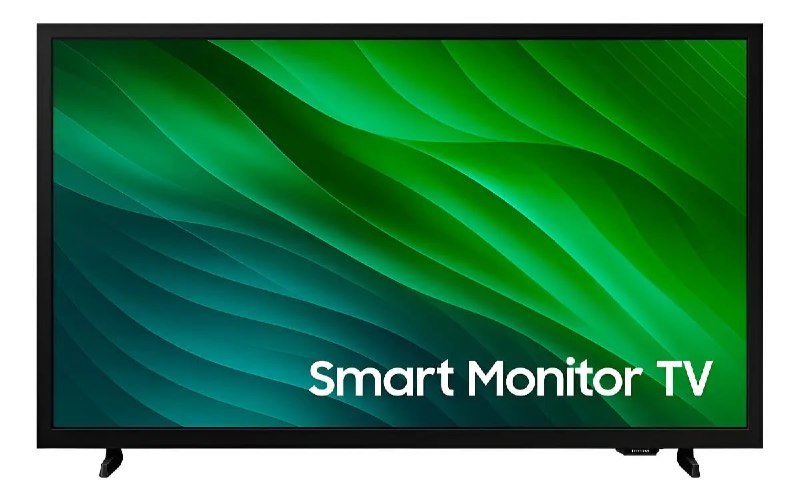 Smart Tv Samsung 32'' Hd Tizen Hdr Wi-fi Hdmi Monitor Bivolt Preta Preto