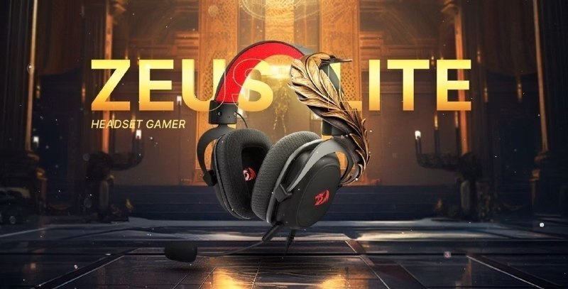 Headset Gamer Redragon Zeus Lite H510-LT Preto P3