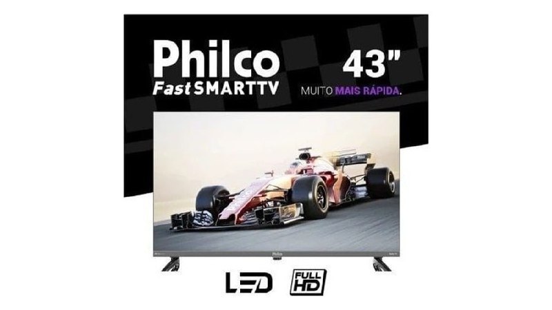 Smart TV Philco 43" Full HD P43CRA com Wi-Fi e Conversor Digital