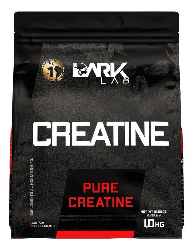 Creatina Monohidratada Pura 500g Dark Lab Unidade Sem Sabor