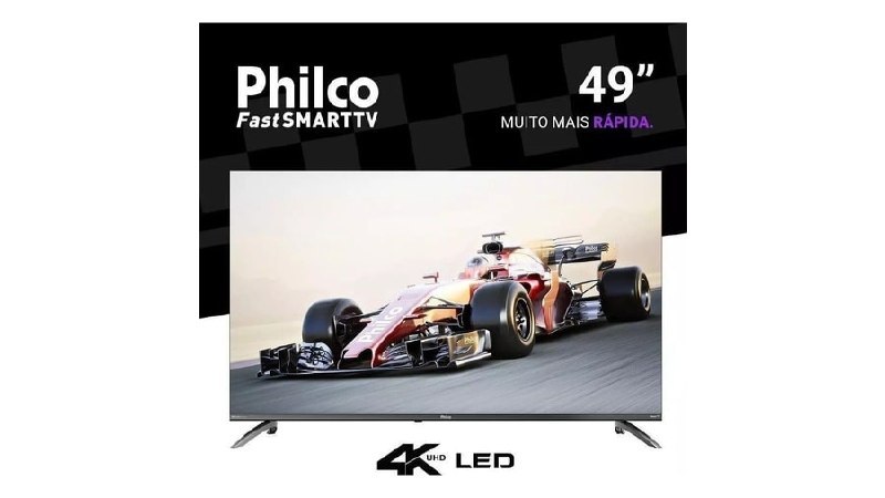 Smart TV 49" Philco UHD 4K DLED Roku P49CRA