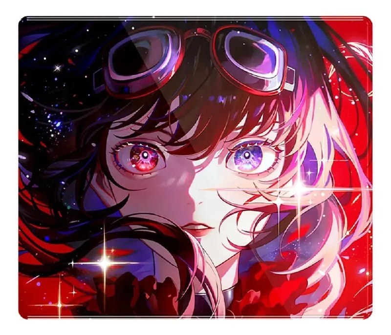 Mousepad Gamer Atk Glass Crimson 490x420mm