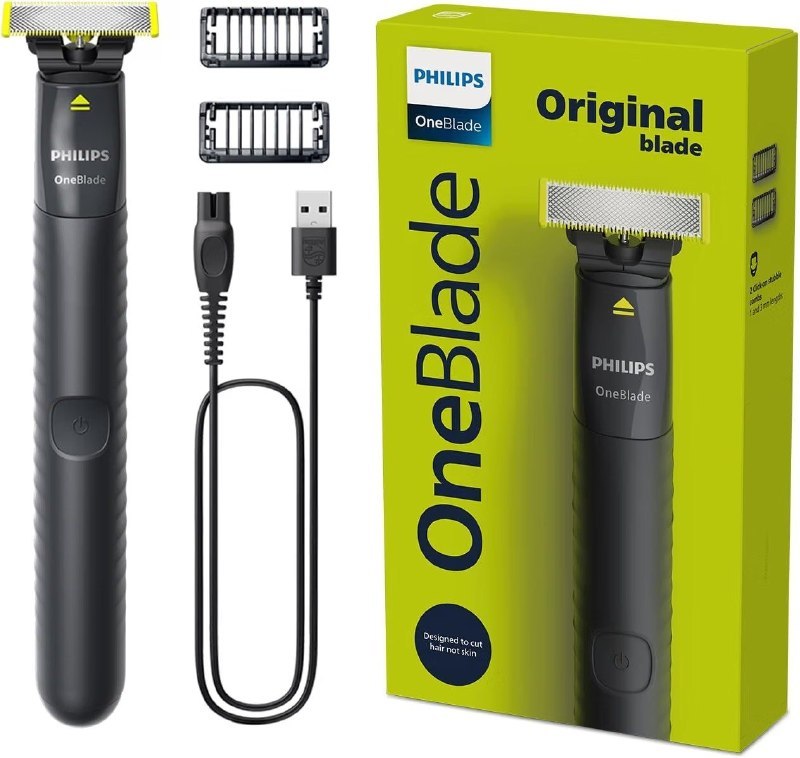 Barbeador Aparador e Raspador Philips OneBlade Qp1424/10 Bivolt