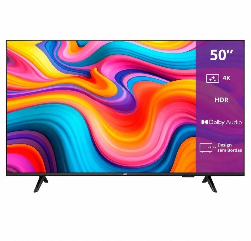 TV AOC 50 polegadas Roku 4K UHD