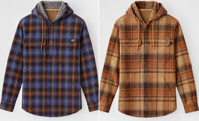 Camisa Flanelada Com Capuz Xadrez Field & Stream Tamanho G