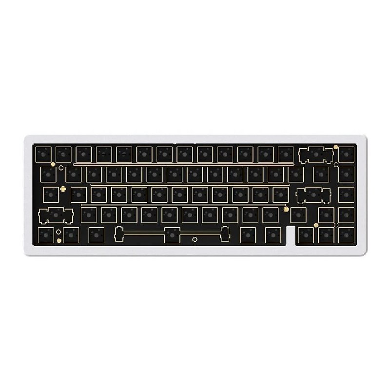 Base para Teclado Gamer Akko Kit Diy SPR67 Branco ANSI