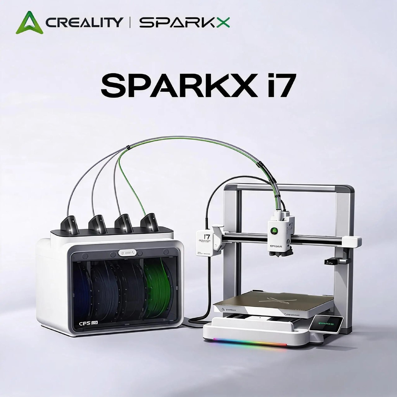 Impressora 3D Creality Sparkx I7 Color Combo Cfs Lite