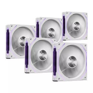 Kit Ventoinha Pichau Ventus Nx, ARGB, 5x120mm, Branco, PCH-VTNX5-WH01