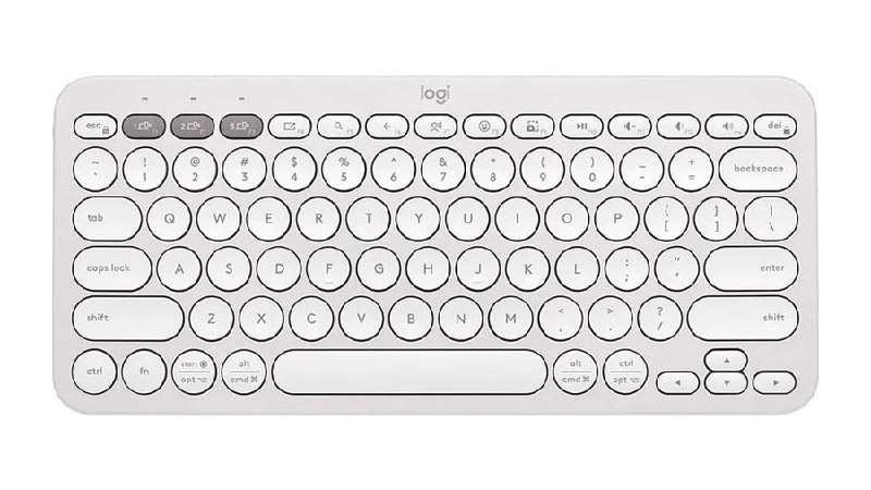 Teclado sem fio Logitech Pebble Keys 2 K380s