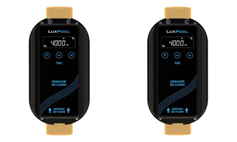 Gerador de Cloro LuxPool THC80 25g/h com Tela Digital