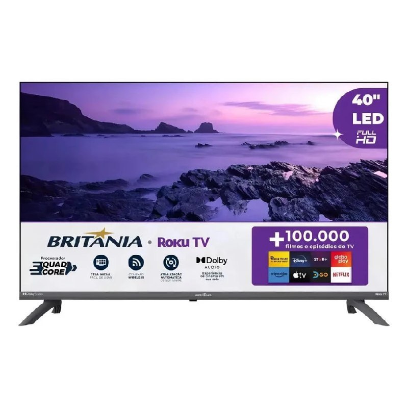 Smart TV 40” Britânia B40CRA Full HD - R$1103