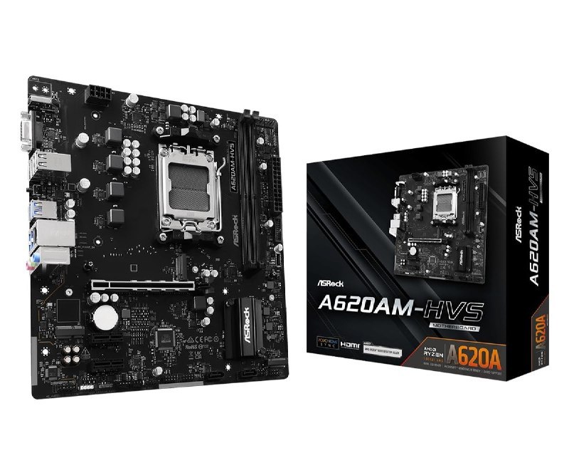 Placa Mãe Asrock A620am-Hvs AM5
