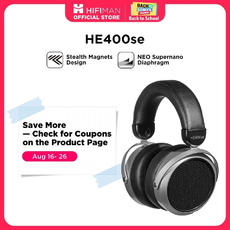 Headphone Planar Magnético Hifiman HE400se