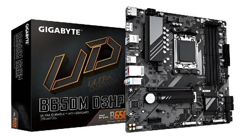 Placa-mãe Gigabyte B650M D3HP AM5 DDR5