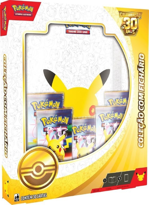 Pokémon TCG: 30th Celebration - Binder Collection PT-BR - R$230