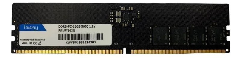 Memória Ram 16gb Ddr5 5600mhz Udimm Ioway