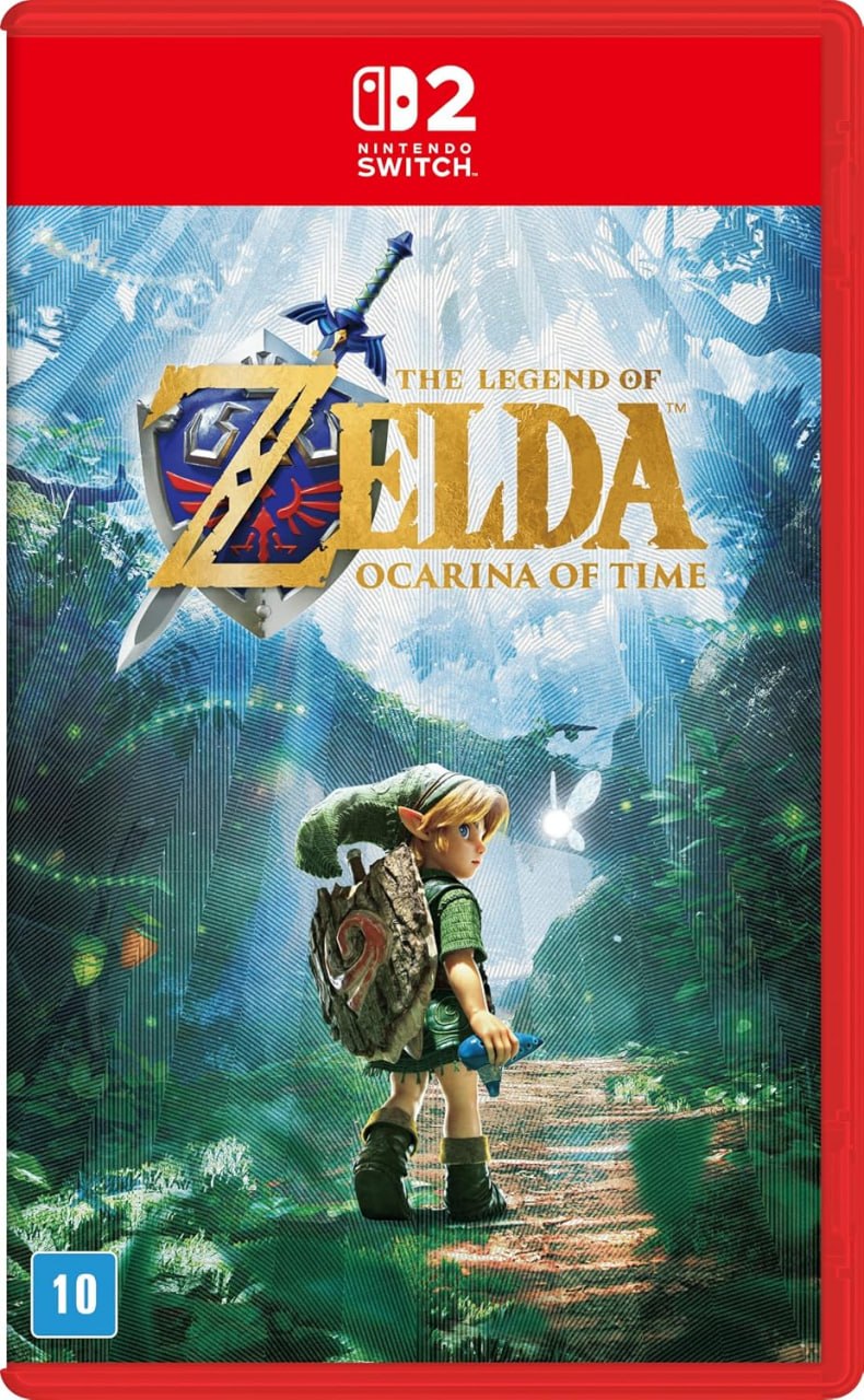 The Legend Of Zelda – Ocarina Of Time Capa Foil - R$ 409