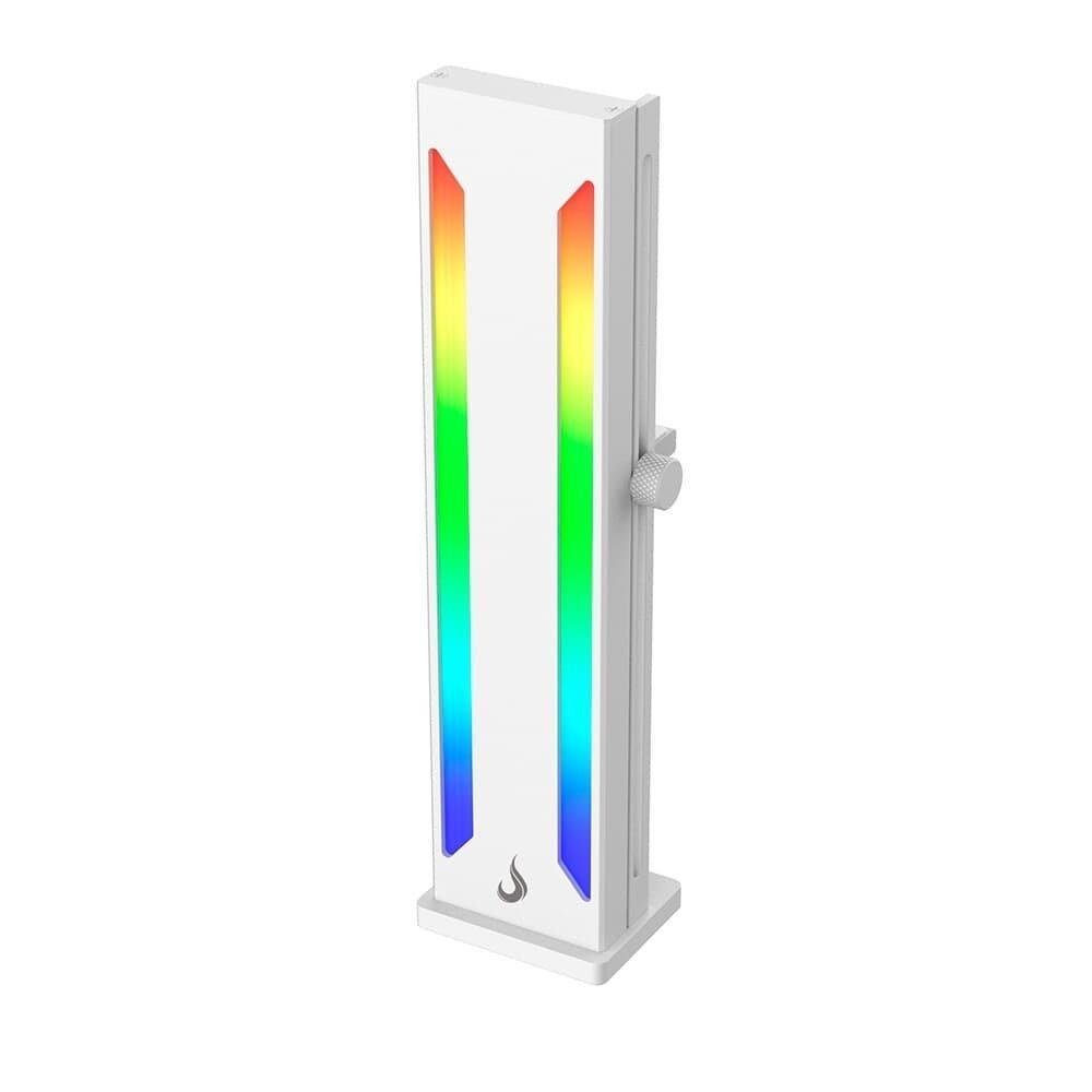 Suporte para GPU Rise Mode ARGB 500mm Aura V2 Branco