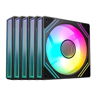 Kit Ventoinhas Acegeek Neon ARGB 5x120mm Preto