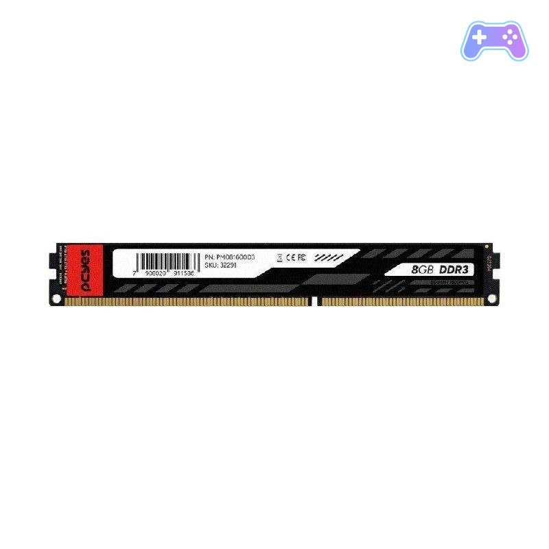 Memória PCYes 8GB, DDR3, 1600MHz, UDIMM - PM081600D3
