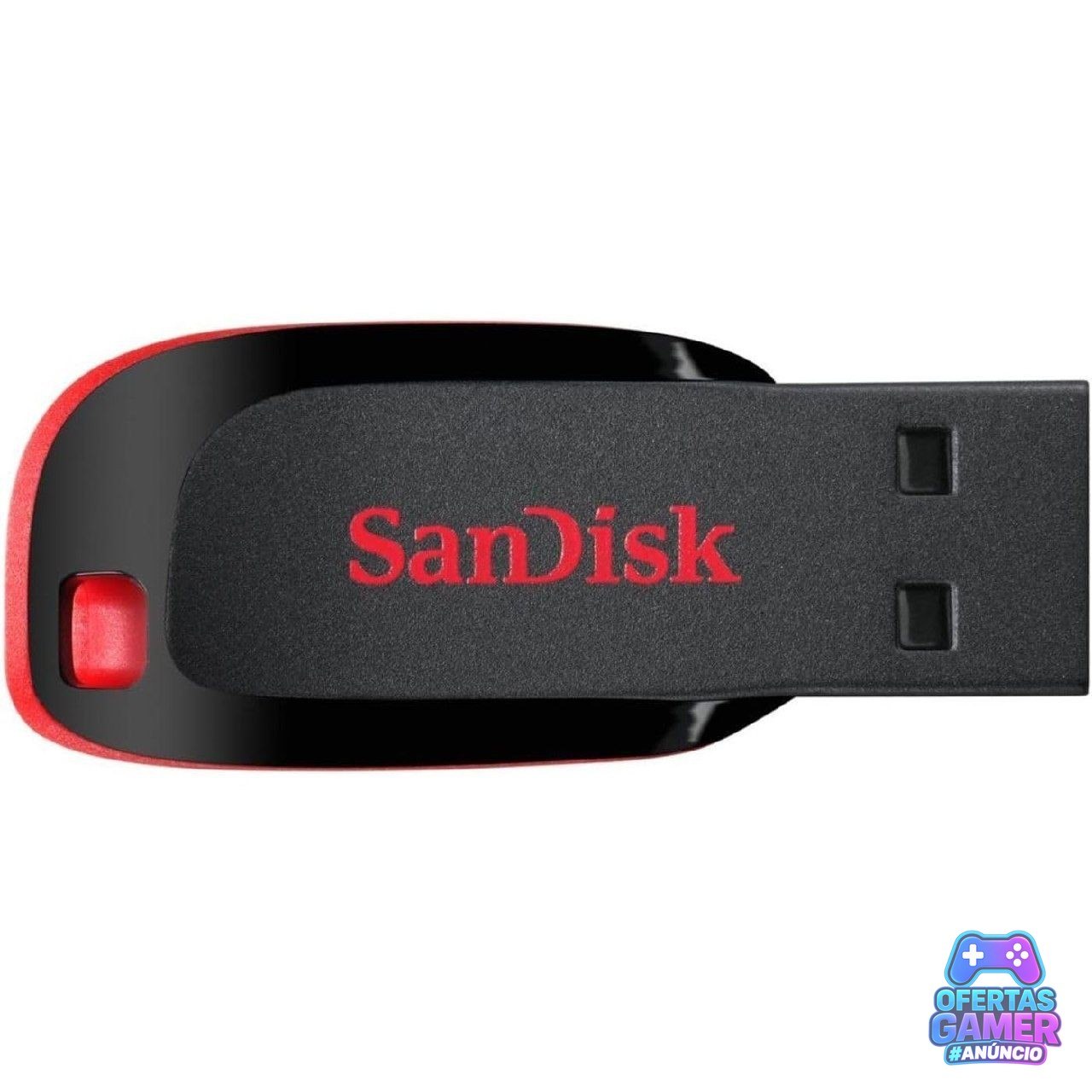Pen Drive Cruzer Blade SanDisk 64Gb Preto