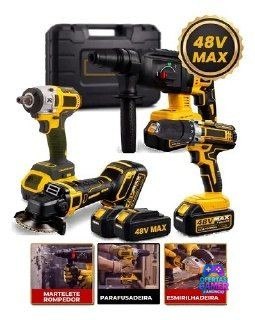 Kit Multi ferramentas 4 Em 1 48V Sem Fio Hardline