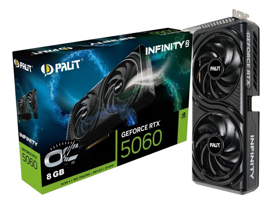 Placa De Video Nvidia Geforce Palit Rtx5060 Infinity2 Oc