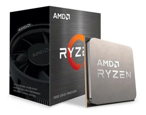 Processador AMD Ryzen 5 5500 3.6GHz 4.2GHz Max Turbo Cache 16MB AM4 Sem Cooler