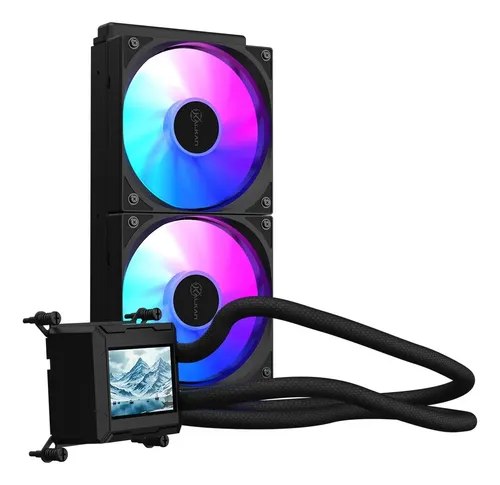 Watercooler Kalkan Aura Lcd 240mm Argb Tela 2.4