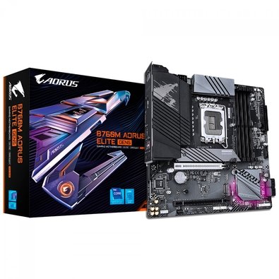Placa Mae Gigabyte B760M AORUS ELITE GEN5, LGA 1700, DDR5, PCIe 5.0
