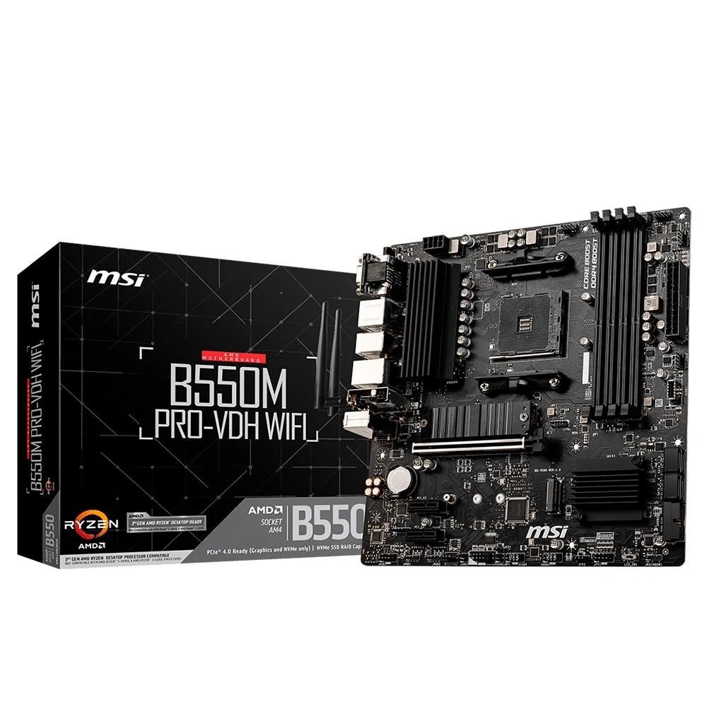 Placa mae MSI B550M A Pro AM4 WiFi
