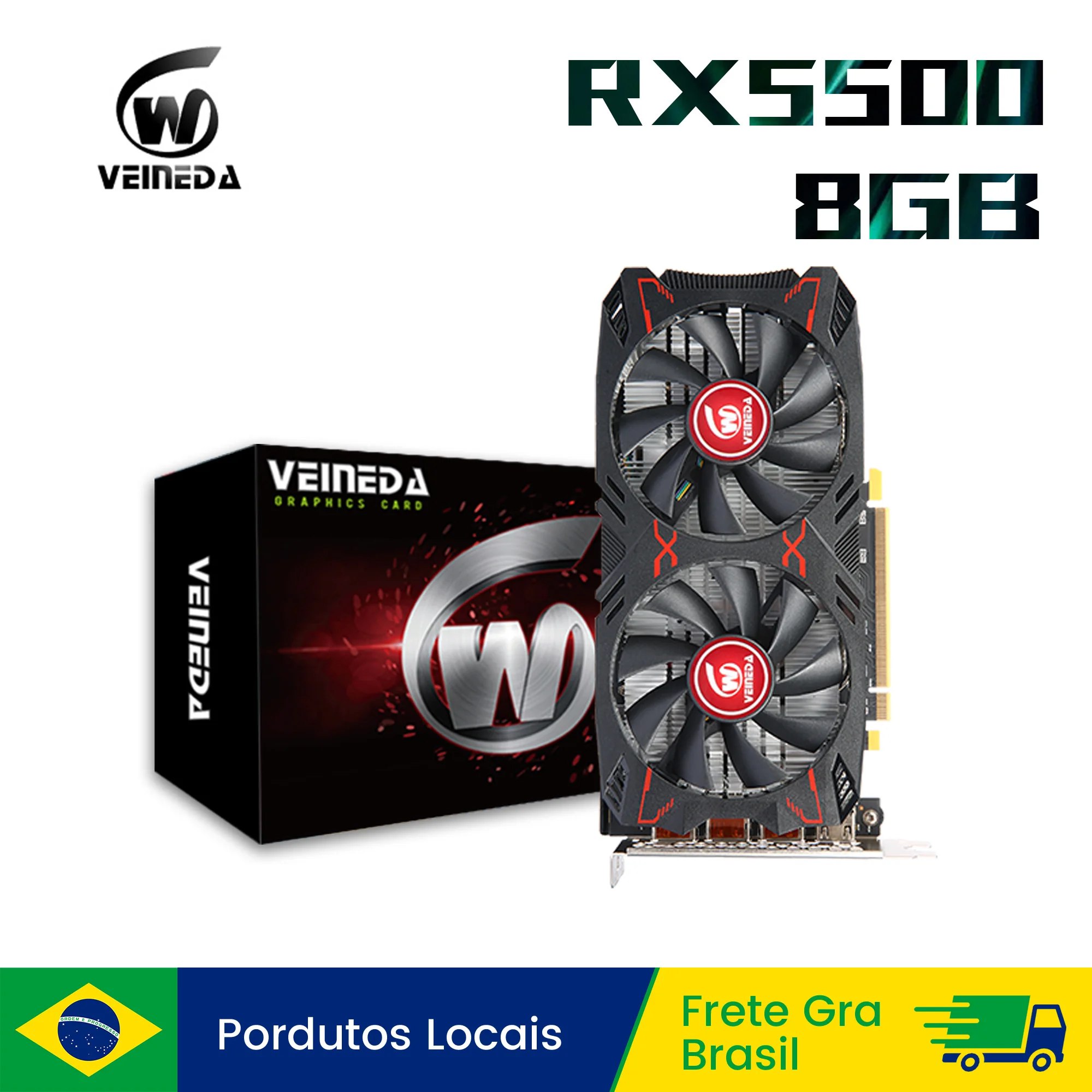 Placa de Video Veineda AMD Radeon RX 5500