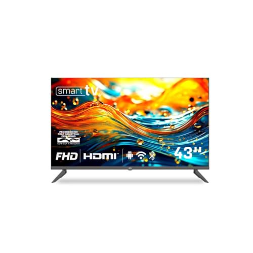 Smart TV HQ 43 polegadas Full HD Android 11 Design Slim